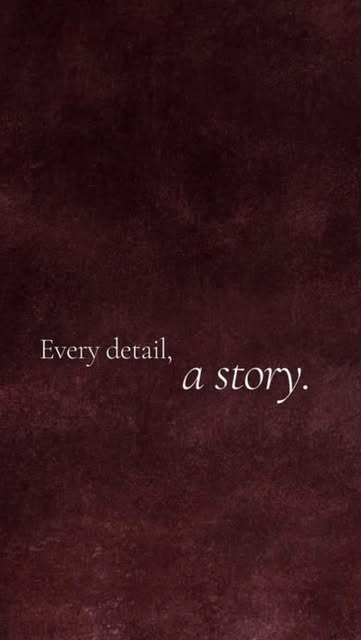 Launch reel: Every detail, a story